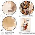 thumbnail image 3 of Designart "Swing Of Vibrant Saxophone" Music Wall Decor, 3 of 7