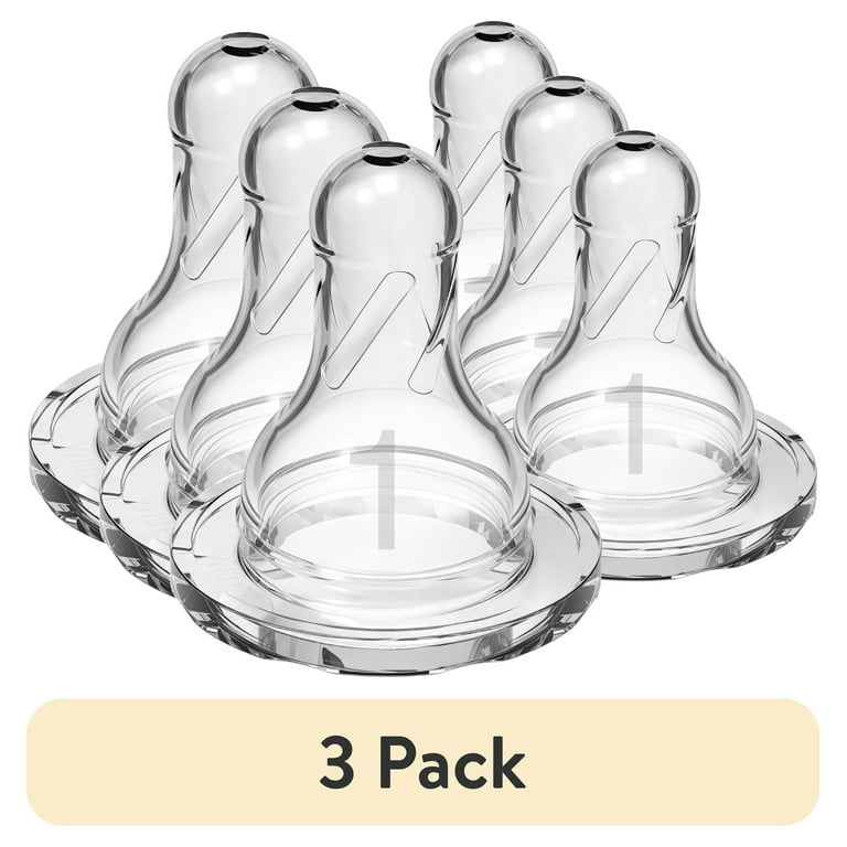 Natural Flow Slow Flow Narrow Bottle Nipples, 2-Pack photo 1