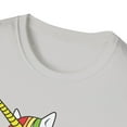 thumbnail image 4 of Unicorn Dabbing, Gildan Unisex Softstyle T-Shirt, Funny Graphic Tee, S-3XL, 4 of 6