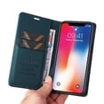 thumbnail image 5 of Funda para iPhone X/XS Estuche de Cuero PU Tipo Cartera con Ranuras para Tarjetas y Cierre Magnético, 5 of 5