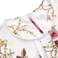 thumbnail image 1 of maskred T-shirt Femme Imprimé Plissé Haut Col Rond Manches Courtes Blouse Blanche TTG, 1 of 6