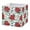 Red Berries and Flowers, variant on Foldable Fabric Storage Bin Home Cubes Clothing Organizer Bins Large Collapsible Box Basket for Home Organizer Red and Blacks Holly Leaves