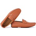 thumbnail image 3 of Mio Marino Men's Casually Suave Leather Penny Loafers, 3 of 6