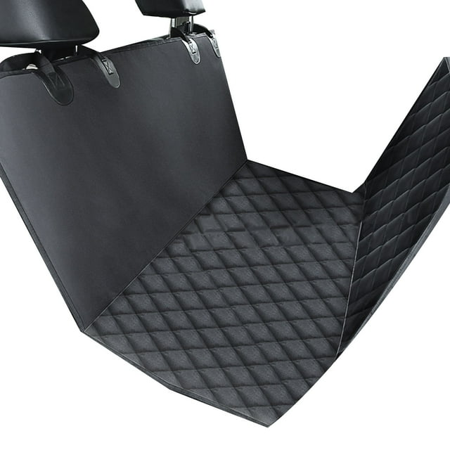 Protector para asiento de coche para perros, impermeable, a prueba de arañazos, hamaca desmontable, Protector de asiento trasero para coches, camiones, sin sección de ala lateral