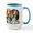 White/Blue Inside, variant on CafePress - 3 Beagles Mugs - 15 oz Ceramic Large White Novelty Mug
