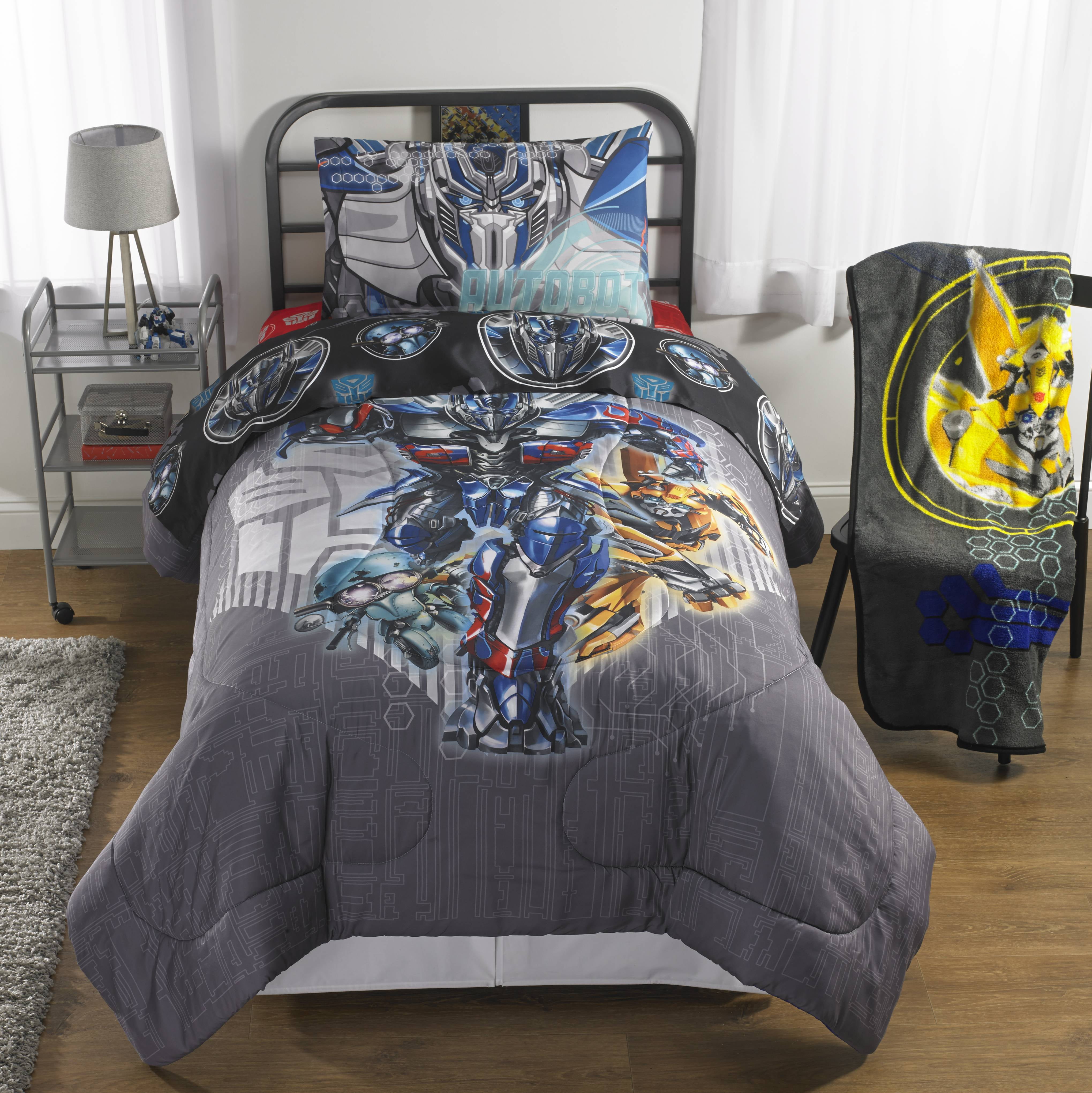 Transformers Kids Blanket Plush Microfiber Twin Full Size Walmart Com Walmart Com