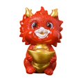 thumbnail image 4 of Estatua de dragón chino de resina para escritorio, figura de animales chinos para escritorio Estilo D, 4 of 9