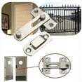 New Stainless Steel Door Latch Sliding Lock Buckle Pet Cage Gate Safety