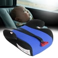 thumbnail image 4 of Asiento de seguridad portátil para niños con elevación, transpirable y con cojín azul, 4 of 14