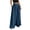 Z165 Navy, variant on Mifsaly High Waisted Wide Leg Palazzo Pants Women Button Down Front Smocked Flowy Pant with Pockets Loose Fit Casual Summer Beach Vacation Clothes