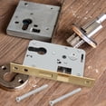 thumbnail image 4 of DEEPCRAFF Stainless Steel Door Handle Lock Set Entry Door Hardware Deadbolt Front Handle For Security, 4 of 8