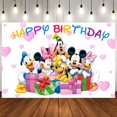 thumbnail image 1 of Fondos de fotografía de Minnie Mouse personalizables, tela de vinilo, sesión de fotos para niños, fiesta de cumpleaños de bebé, estudio fotográfico, 1 of 4