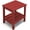 Red, variant on KINGYES Outdoor Side Table Set of 2, Double Layer Adirondack End Table- Brown
