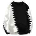 thumbnail image 1 of Styesk Chandail Homme Décontracté Mode Couleur Assortie Chaud Col Rond Manches Longues, 1 of 3