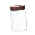 thumbnail image 1 of Frasco de vidrio para granos de café, contenedor para almacenar especias y granos de espresso para el hogar. 1000 ml 10 x 10 x 15 cm, 1 of 9