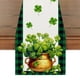 thumbnail image 1 of Camino de mesa para decoraciones del día de San Patricio, cubierta irlandesa, decoración de centro de mesa de cocina, hogar, vacaciones, verde primavera, 1 of 4