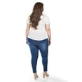 thumbnail image 3 of Blusa con detalle de olanes Roman Fashion /Tallas Extras, 204 (Negro) negro 42, 3 of 4