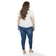 thumbnail image 3 of Blusa con detalle de olanes Roman Fashion /Tallas Extras, 204 (Negro) negro 40, 3 of 4