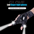 thumbnail image 2 of Guantes de pesca LED de medio dedo Iluminación deportiva Guantes de senderismo para acampar al aire libre Tmvgtek pescar, 2 of 7