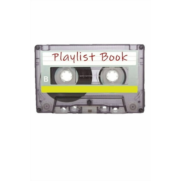 Playlist Book: Mixtape Song List Book for DJs, Musicians, and Music Lovers (White)