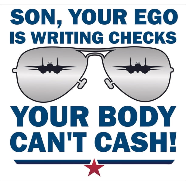 Removable Home Bedroom Living Room Vinyl Top Gun Movie Quotes Aviator