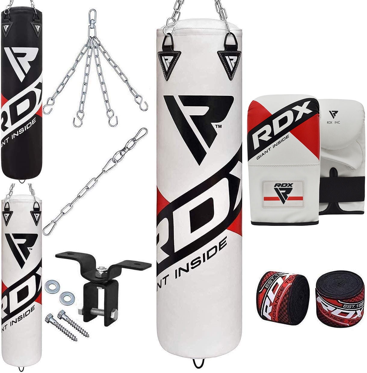 5FT UNFILLED PUNCHING BAG MMA KICK BOXING EXERCISE PUNCHING SPARRING MARTIAL ART 