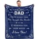 thumbnail image 1 of LHSHID Dad Gifts Blanket Gifts from Daughter Son Dad Birthday Gifts for Daddy Father Gifts Best Dad Gift Ideas Blanket 60"x80", 1 of 7