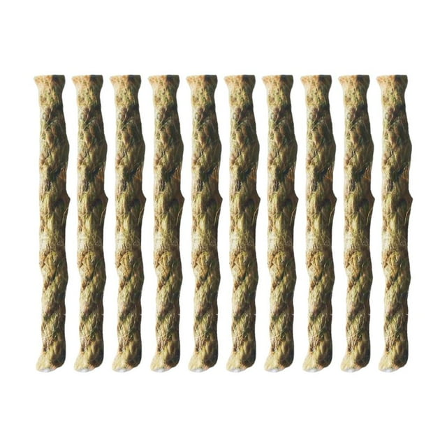 Encendedores de Fuego de Emergencia TQEHS 10-100x Cera de Yesca Natural Yute E2V3