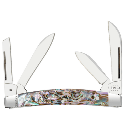 Case xx Knives Small Congress Genuine Abalone Stainless 12026 Pocket Knife thumbnail