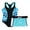 Blue, variant on Aislor Little Big Girls Two Piece Tankini Swimsuit Summer Beach Sports Swimwear Bathing Suit