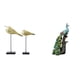 thumbnail image 1 of Estatuas de pájaros, figuras de animales de madera, adornos de escritorio, estatua de , decoración para el hogar, madera y resina, ideal para, 1 of 8