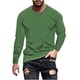 thumbnail image 2 of pstuiky Camisas de manga larga de invierno para hombre, Camisa de manga larga con cuello redondo, color liso, informal y cómoda para hombre. salir tops xxxl, 2 of 5