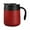 Red, variant on Insulated Travel Mug Basdi 12Oz Insulated Coffee Mug - Double Wall Vacuum Stainless Travel Cup with Lid | Sweat-Proof, Leak-Resistant, Keeps Temperature for Commutes and Outdoor Use, Black