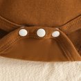 thumbnail image 5 of Duqingm Baby Girl Clothes Newborn Fall Winter Outfit Ruffled Long Sleeve Romper Lace Dress Headband Skirt Set 0-18 Months (Brown,6-9 Months), 5 of 7