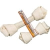 Loving Pets Nature's Choice White Knotted Rawhide Bones