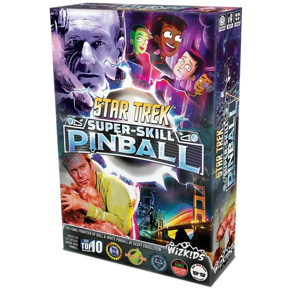 Star Trek: Super-Skill Pinball, Roll & Write Pinball Game, Ages 12 , 1-4 Players, 45 Mins