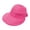 Hot Pink, variant on Women Sun Hat for Outdoor UV Protection, Wide Brim Sun Hat Ponytail, Convertible Zip-Off Beach Hat Visor (Black, One Size)