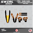 thumbnail image 4 of Kalair GFX Graphics Kit for Gasgas EC125,EC200,EC250,EC300, and EC450 (2012-2017) Swirl Series, 4 of 5