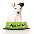 thumbnail image 2 of Cuenco de agua antideslizante para comida de perro y gato de acero inoxidable herramienta de alimentación de mascotas verde Ehuebsd Para estrenar, 2 of 9