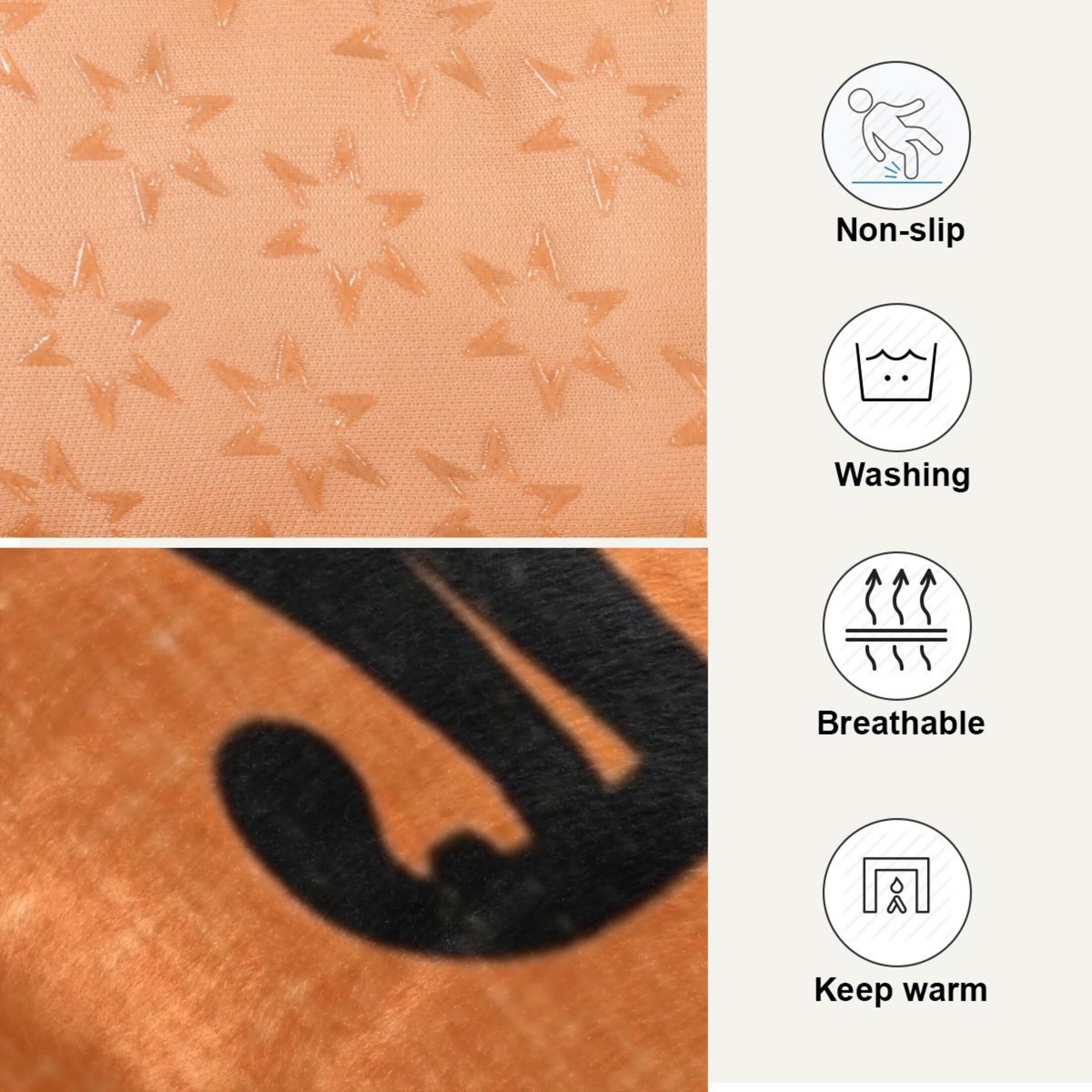 Cozy Mat Pet Bed Indoor Outdoor Warm Soft For Cat Dog Puppy(S/M) Vntage Halloween Pattern