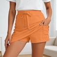 thumbnail image 5 of Mini Skirt Casual Outfit for Women Solid Color Turn Down Collar Long Sleeve 2 Piece Suit Athletic Tennis Jogging Skirt Orange S, 5 of 6