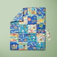 thumbnail image 6 of CoComelon 18" x 21" 100% Cotton CoComelon, Blue, for Quilting & Sewing, 5 Pieces, 6 of 6