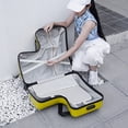 thumbnail image 4 of Thehsnt Kids Ride-On Suitcase with Seat - Large Capacity Carry-On with 4 Spinner Wheels & Safety Belt, 4 of 4