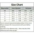 thumbnail image 7 of Dujiujun Lady Finger Ring Exquisite Rhinestone Alloy Stainless Female Ring for Mother, 7 of 7