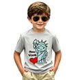 thumbnail image 4 of MEZZALL Boys Graphic Tee T-Shirts With Star Stripes Prints Independence Day Comfortable Casual Shirts For Children Youth Short Sleeve Tops Leisure O-Neck Dailywear, 4 of 4