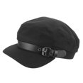 thumbnail image 5 of Mujer boina de cuero hebilla boina moda pico gorras todo coincidencia dama sombrero, 5 of 5