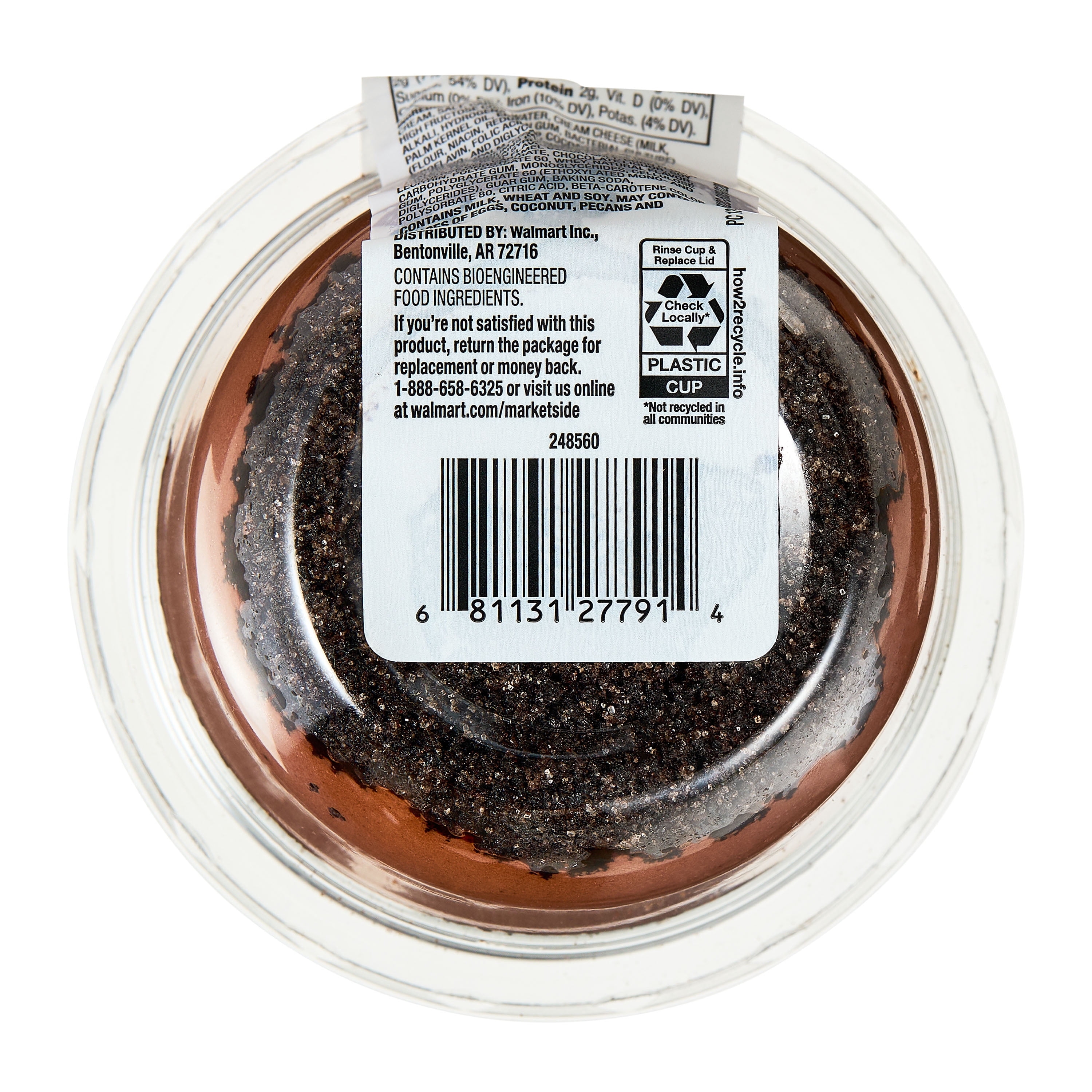 Marketside Chocolate Creamy Mousse Dessert Cup, Cookie Crumble Topping, 5.75 oz (Refrigerated)