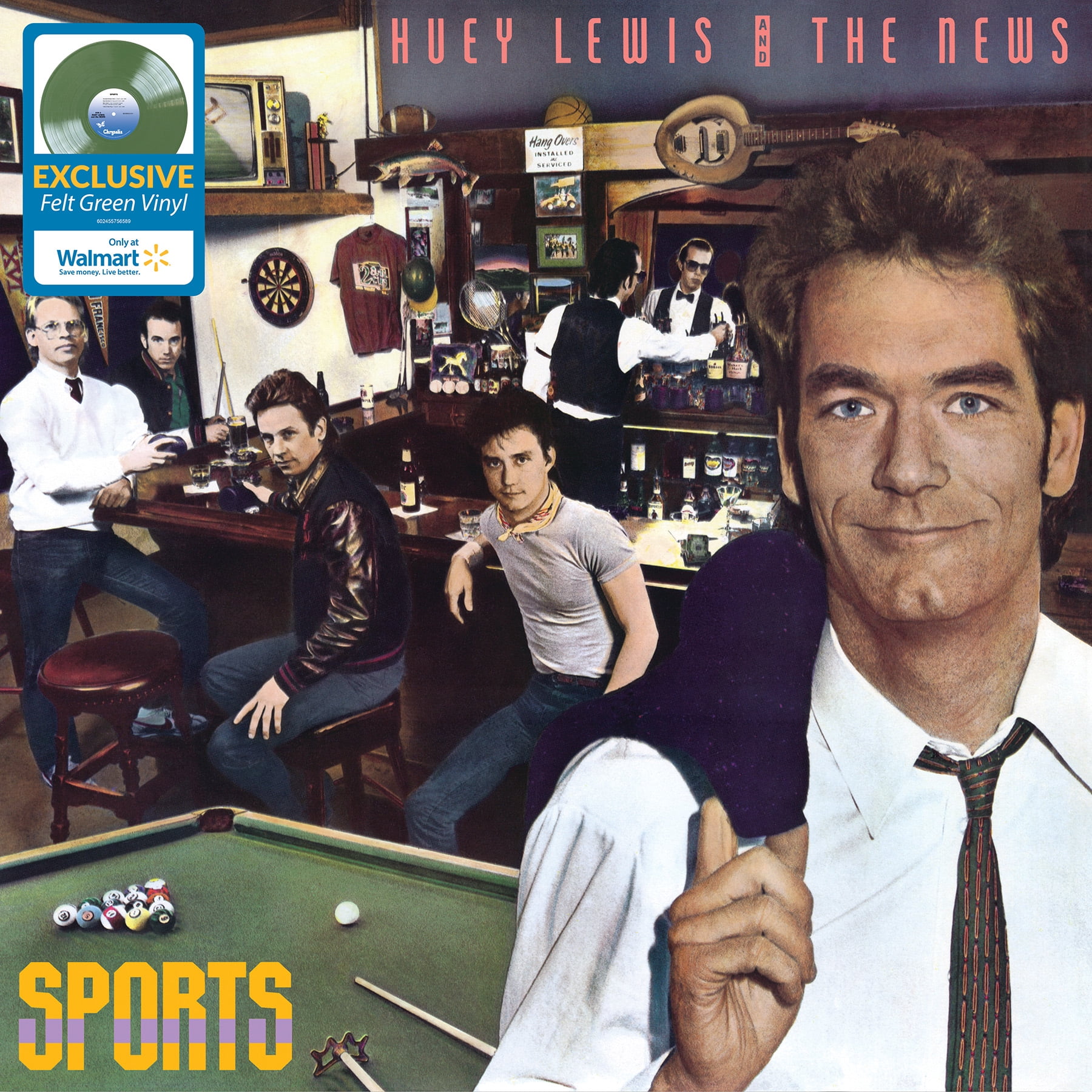 Huey Lewis And The News – Sports – Walmart Exclusive Felt Green - Vinyl