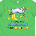 thumbnail image 4 of Inktastic I Love My Grandparents to the Moon and Back Cute Sheep Boys or Girls Toddler T-Shirt, 4 of 5