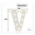 thumbnail image 4 of Oycbuzo decorative LED illuminated letters, dual-color plastic letter light signs, suitable for decorating parties, festivals, weddings, battery-powered., 4 of 5